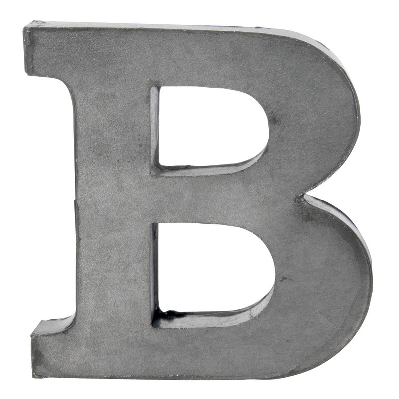 decoratie letter b h:5,5  - 