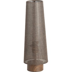 Light & Living - Tafellamp HOWIE - Ø15x42cm - Bruin