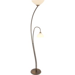 Steinhauer vloerlamp Capri - brons - metaal - 6838BR
