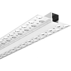Groenovatie Aluminium Profiel LED Strip voor Gipsplaat Inbouw 1,5m - Compleet