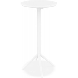 Opvouwbare statafel GIMLI 60 BAR 60x60x108 cm Wit