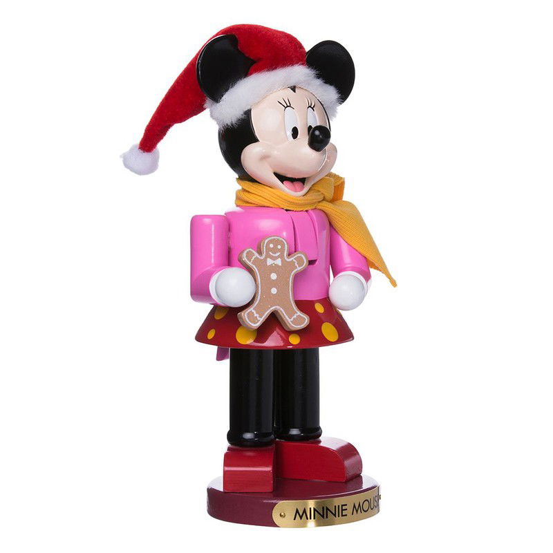 Minnie With Gingerbread Doll Nutcracker 10 Inch - 