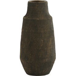 Light & Living - Vaas KIDIRA - Ø18.5x38cm - Bruin