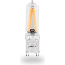 Groenovatie G9 LED Filament Lamp 2W Dimbaar Extra Warm Wit