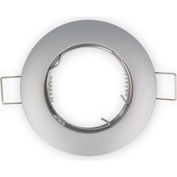 LEDline Inbouwspot, Rond, Aluminium, Vast, Mat Grijs