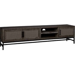 Tower living Carini TV stand black 3 drs. 200x40x50