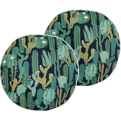 VIOZENE - Tuinkussen set van 2 - Groen - 40 cm - Polyester