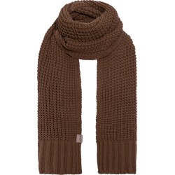 Knit Factory Robin Gebreide Sjaal Dames & Heren - Tobacco - 200x40 cm