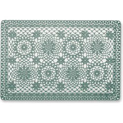 Unique Living | Placemat Floral | Rechthoekig | Polyester | Groen | 30x45cm