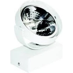 Plafondlamp wit, zwart of zilver 170mm breed richtbaar