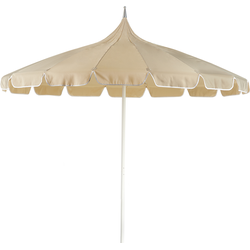 MINOA - Tuinparasol - Beige -  245 cm - Polyester