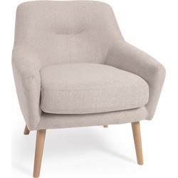 Kave Home - Candela fauteuil in beige