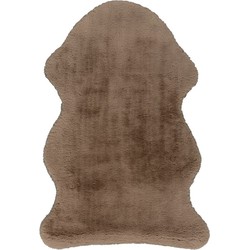 Schapenvacht Cosy - Soft Fluffy - Taupe - Vacht - Vloerkleed - Hoogpolig- 60x90 CM