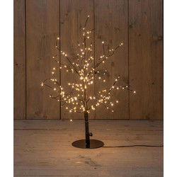 Boom 240led flash classic warm ip44 trafo hoogte 60 cm zwart