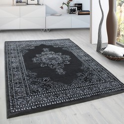 Tapijtenloods Marrakesh Neizar Oosters Vloerkleed Grijs Laagpolig- 80x150 CM