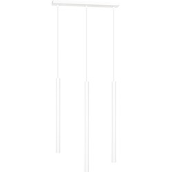 minimalistische hanglamp Longo Wit 3-lichts