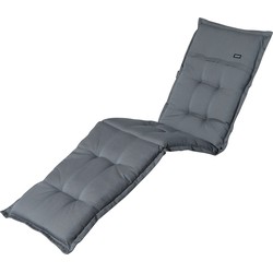 Madison Ligbedkussen - Rib Grey - 200x60 - Grijs