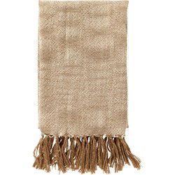 Dutch Decor LORA - plaid 140x180 cm - Greige - bruin - Dutch Decor