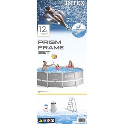 Prism Frame Zwembad Set - diameter 366 cm - Intex