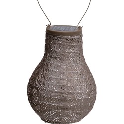 Bulb dia. 16 cm Lace taupe lampion - Lumiz