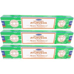 36 Nag Champa wierookstokjes Ayurveda 15 gram - Wierookstokjes