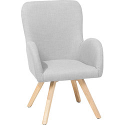 Beliani BJARN - Fauteuil-Grijs-Polyester