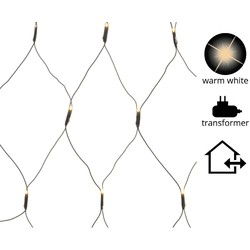 LED netverlichting buiten/1x4.8m-360L/zwart/warm wit