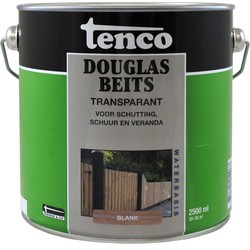 Douglas beits transparant blank 2,5l verf/beits - tenco