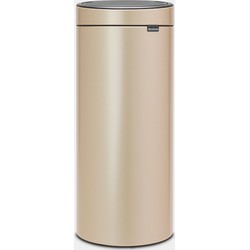Touch Bin New afvalemmer, 30 liter, kunststof binnenemmer - Metallic Gold