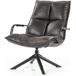 Fauteuil Mitchell - Antraciet - draaibare fauteuil