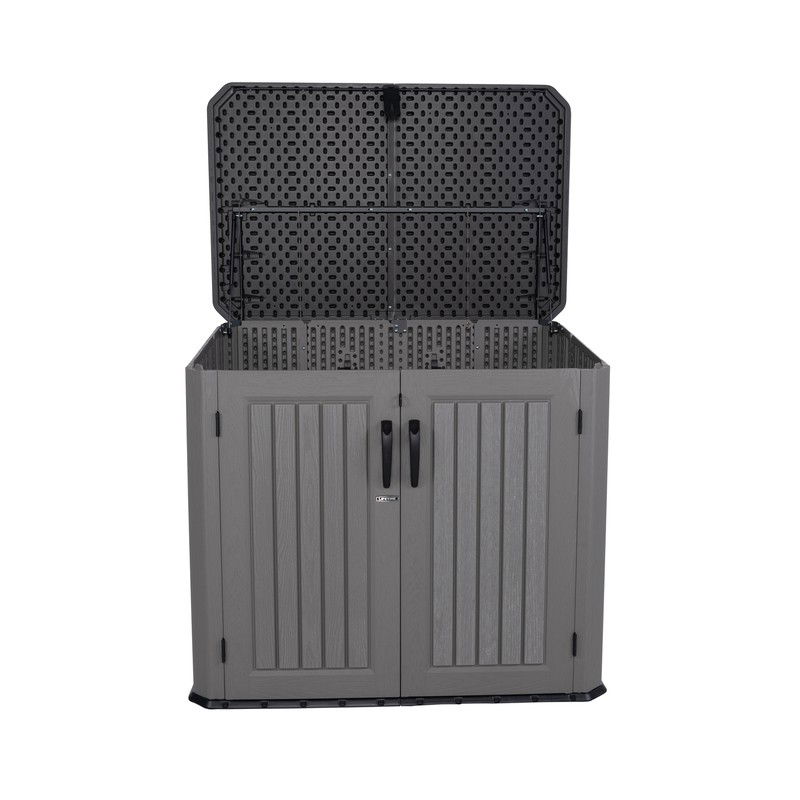 Lifetime® Containerombouw Kunststof voor 2 containers - kliko ombouw - 