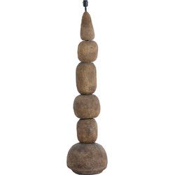 Light&living Vloerlamp Ø30x135 cm MARREE donker bruin