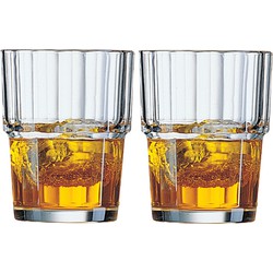 Arcoroc Whisky tumbler glazen - 6x - Norvege serie - 160 ml - Whiskeyglazen