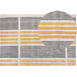 KATRA - Vloerkleed - Geel - 200 x 300 cm - Katoen