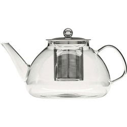 Secret de Gourmet - Theepot - glas/rvs - met filter - 1300 ml - Theepotten