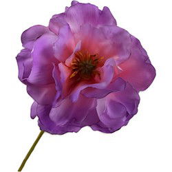 Klaproos steel lavendel rt 73 cm Silk-Ka