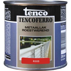 Ferro rood 0,25l verf/beits - tenco
