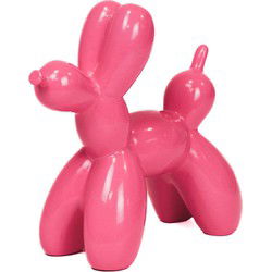 Ornament - Balloon Dog - Ceramic - Pink - 19x18,5x8,5cm
