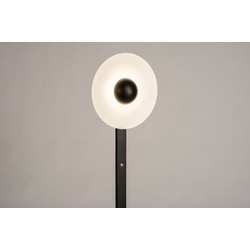 Lumidora Vloerlamp 14920 - Ingebouwd LED - 24.0 Watt - 1200 Lumen - 2700 Kelvin - Zwart - Wit - Metaal - Met dimmer