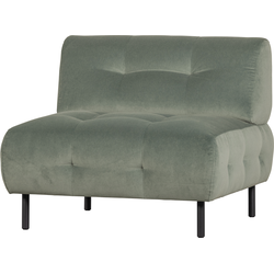 WOOOD Lloyd Fauteuil - Velvet - Waterplant - 75x90x90