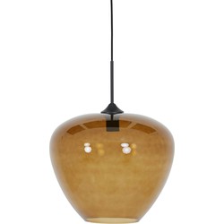 Hanglamp Mayson - Bruin Glas - Ø40cm
