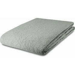 Zydante Home® Bedsprei Incl. 2 Hoezen -Zilver Flowers - 220x240 cm + 2 * 60x70 cm