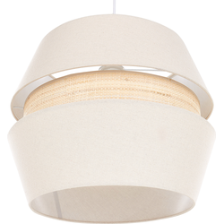 Beliani ATOYAC - Hanglamp-Beige-Linnen