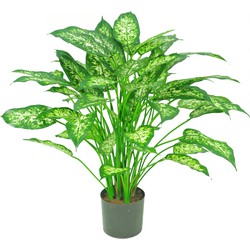 Greenmoods Dieffenbachia - Kamerplant - Nepplanten voor binnen - Kunstplant - 1 Stuk - 75cm - Groen