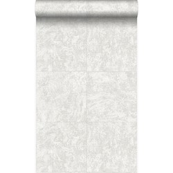 Origin Wallcoverings behang steen donker ivoor wit - 53 cm x 10,05 m - 347408