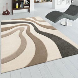 Laagpolig Vloerkleed - Diamesa - Modern - Creme - 240x330 cm