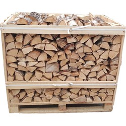 Openhaard berken hout pallet