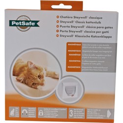 PetSafe kattendeur met magneetslot nr. 932 wit - Gebr. de Boon