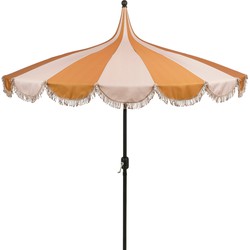 In The Mood Collection Rissy Parasol - H238 x Ø220 cm - Bruin