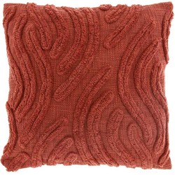 Unique Living - Kussen Paros - 45x45cm - Rood